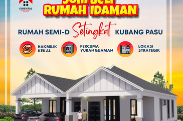 Rumah Berkembar Setingkat di Kubang Pasu