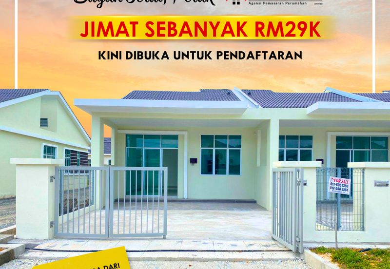 Rumah Teres Setingkat di Bagan Serai Perak