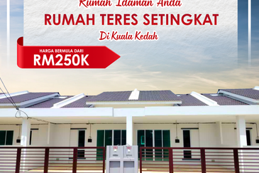 Rumah Teres Setingkat di Kuala Kedah