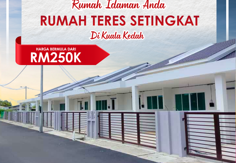 Rumah Teres Setingkat di Kuala Kedah