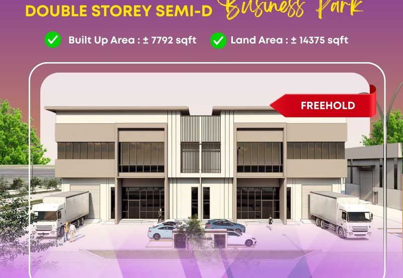 Double Storey Semi-D (Type A) Industrial Business Park at Sungai Petani