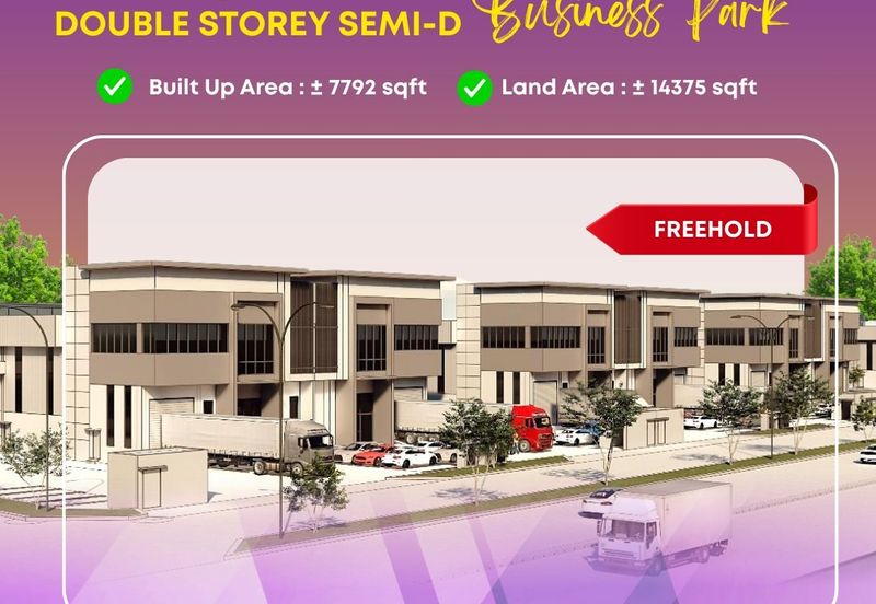 Double Storey Semi-D (Type A) Industrial Business Park at Sungai Petani