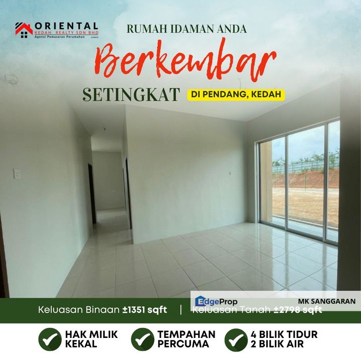 Rumah Berkembar Setingkat di Pendang, Kedah, Pendang