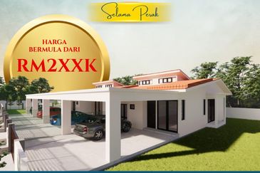 Rumah Teres Setingkat di Selama Perak