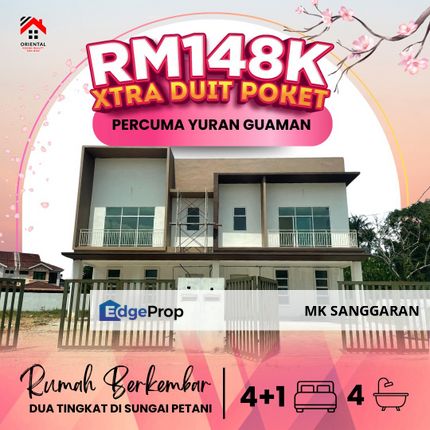 Rumah Berkembar Dua Tingkat di Sungai Petani, Kedah, Sungai Petani
