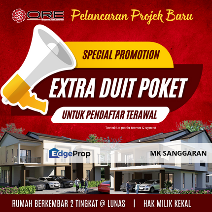 Rumah Berkembar Dua Tingkat di Lunas, Kedah, Lunas