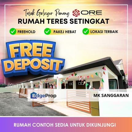 Rumah Teres 1 tingkat di Tasek Gelugor, Penang, Penang, Tasek Gelugor