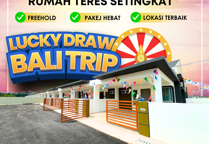 Rumah Teres 1 tingkat di Tasek Gelugor, Penang