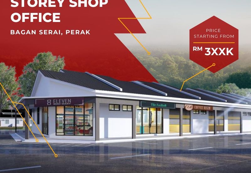 Pejabat Kedai Setingkat di Bagan Serai Perak