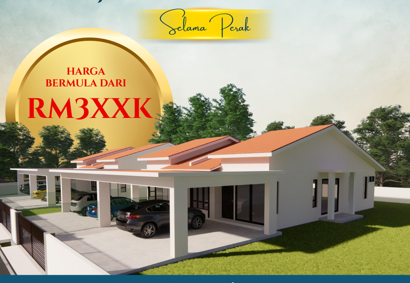 Rumah Semi-D Setingkat di Selama Perak