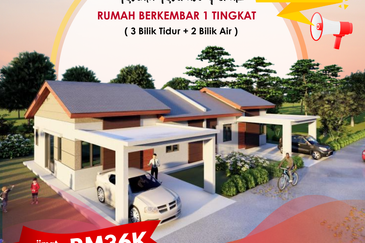 Rumah Berkembar Setingkat di Kuala Kurau Perak