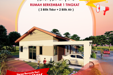 Rumah Berkembar Setingkat di Kuala Kurau Perak