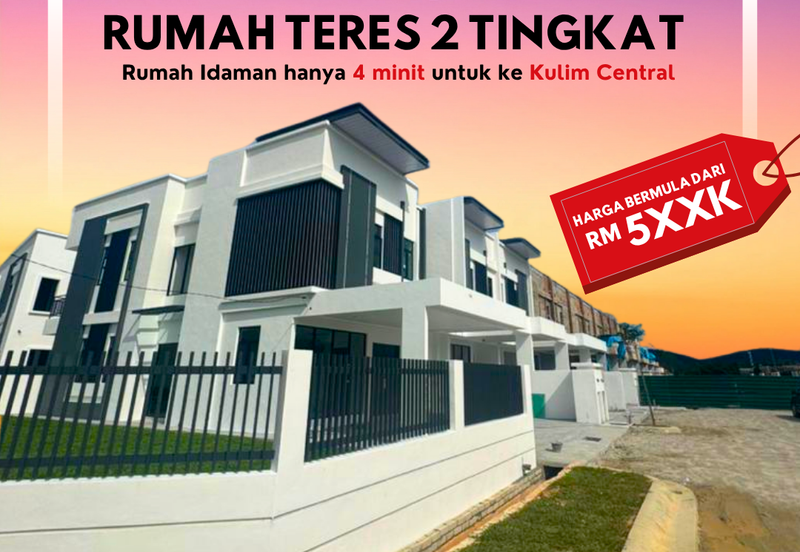 Rumah Teres 2 Tingkat di Kulim