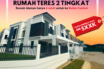 Rumah Teres 2 Tingkat di Kulim