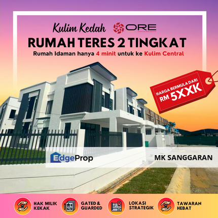 Rumah Teres 2 Tingkat di Kulim, Kedah, Kulim