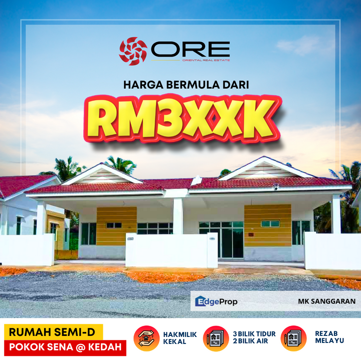 Rumah Berkembar Setingkat di Pokok Sena Kedah, Kedah, Pokok Sena