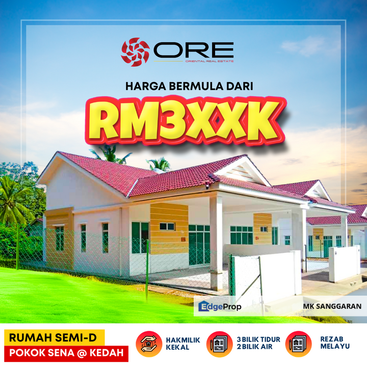 Rumah Berkembar Setingkat di Pokok Sena Kedah, Kedah, Pokok Sena