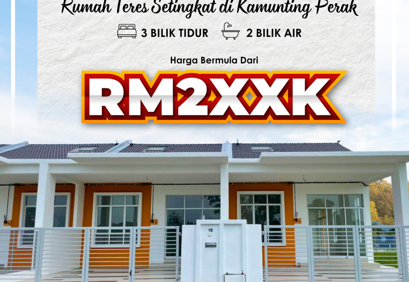 Rumah Teres Setingkat di Kamunting Perak