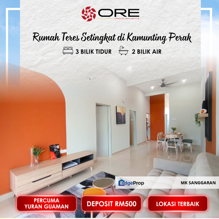 Rumah Teres Setingkat di Kamunting Perak, Perak, Kamunting