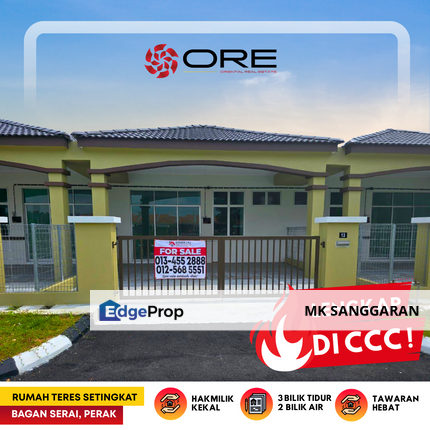 Rumah Teres Setingkat di Bagan Serai, Perak, Bagan Serai