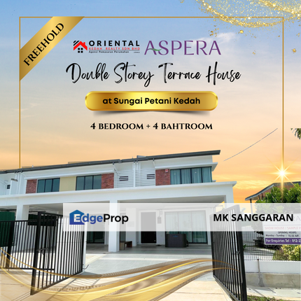 Rumah Teres Dua Tingkat di Sungai Petani, Kedah, Sungai Petani