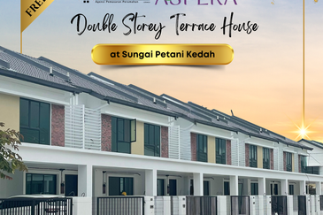 Rumah Teres Dua Tingkat di Sungai Petani