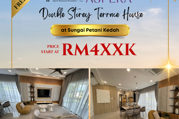 Rumah Teres Dua Tingkat di Sungai Petani