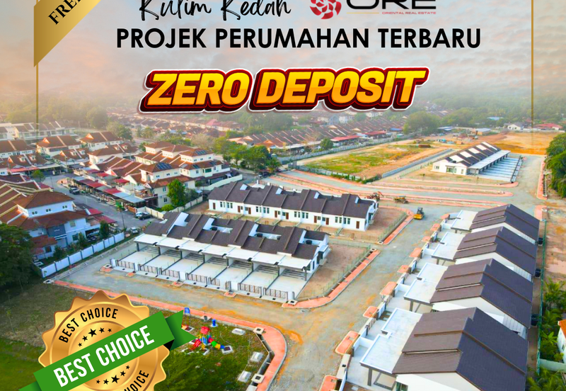 Rumah Teres 1 Tingkat di Kulim