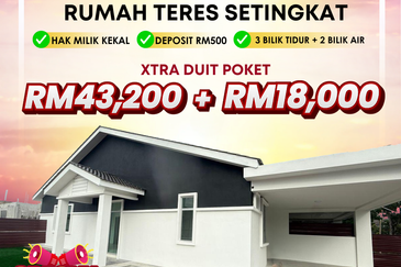 Rumah Teres 1 Tingkat di Tasek Gelugor 