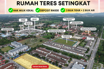 Rumah Teres 1 Tingkat di Tasek Gelugor 