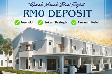 Rumah Teres Dua Tingkat di Nibong Tebal Penang