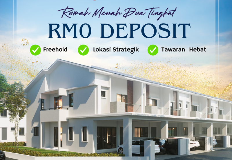 Rumah Teres Dua Tingkat di Nibong Tebal Penang