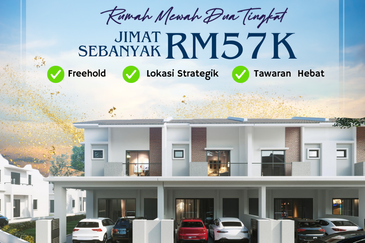 Rumah Teres Dua Tingkat di Nibong Tebal Penang