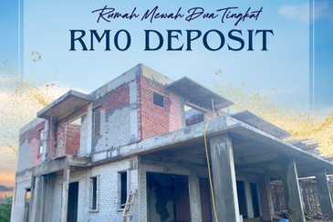 Rumah Teres Dua Tingkat di Nibong Tebal Penang