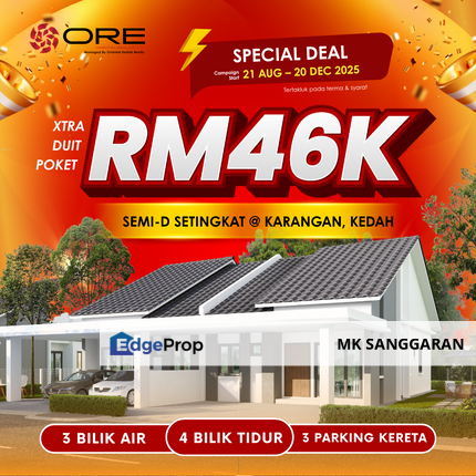 Rumah Berkembar Setingkat di Sungai Kob, Karangan Kedah, Kedah, Karangan