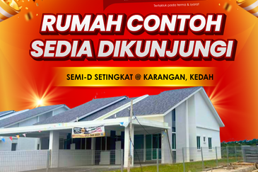Rumah Berkembar Setingkat di Sungai Kob, Karangan Kedah