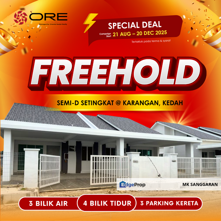 Rumah Berkembar Setingkat di Sungai Kob, Karangan Kedah, Kedah, Karangan