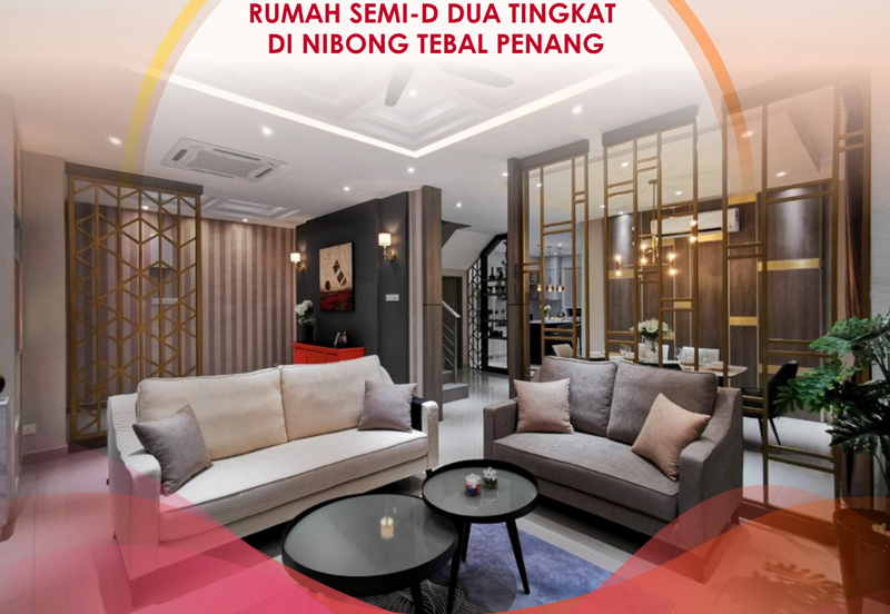 Rumah Berkembar Dua Tingkat di Nibong Tebal Penang