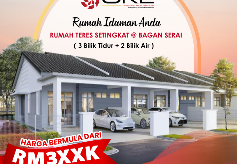 Rumah Teres Setingkat di Bagan Serai