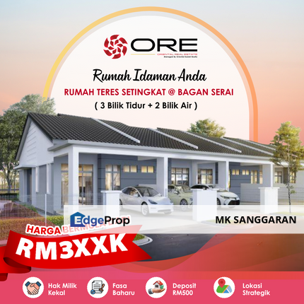 Rumah Teres Setingkat di Bagan Serai, Perak, Bagan Serai