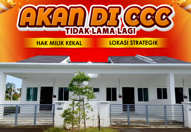 Rumah Teres 1 tingkat di Taiping Perak