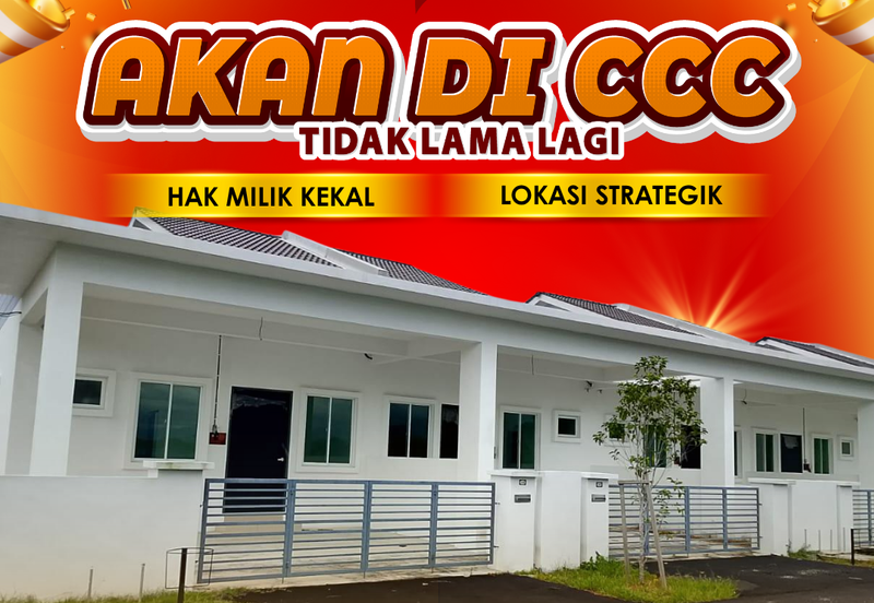 Rumah Teres 1 tingkat di Taiping Perak