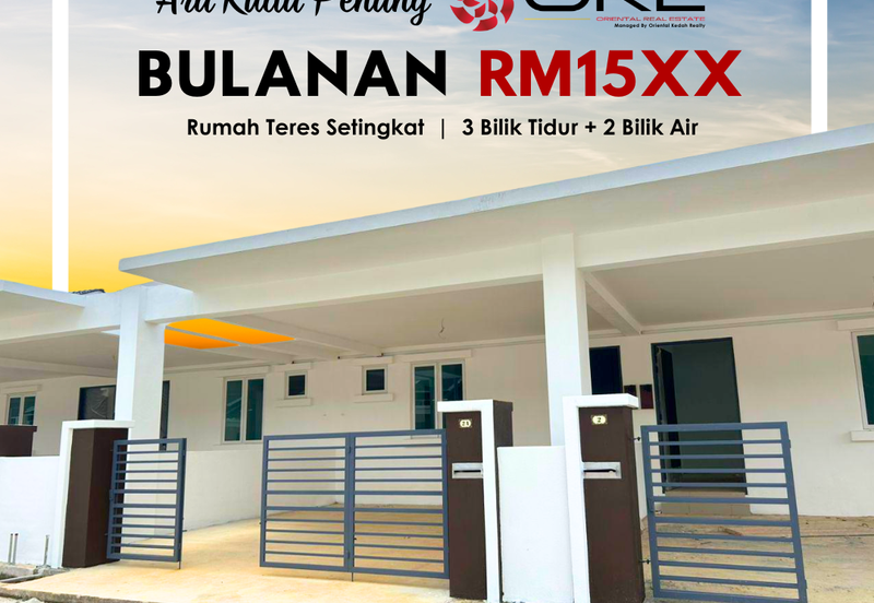 Rumah Teres 1 Tingkat di Ara Kuda Penang