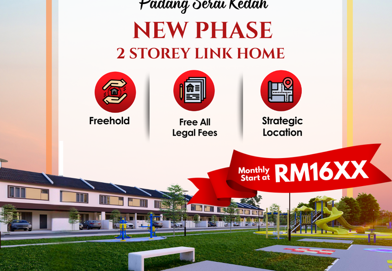 2 Storey Link Home at Padang Serai Kedah