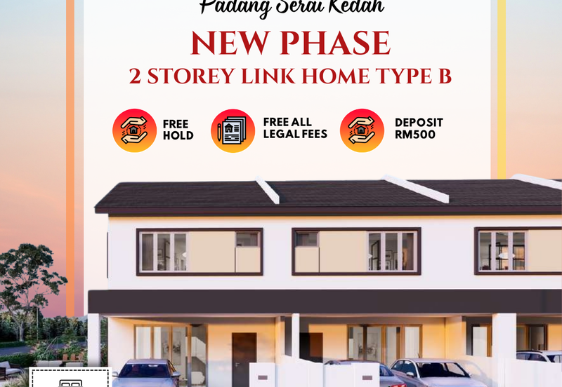 2 Storey Link Home at Padang Serai Kedah