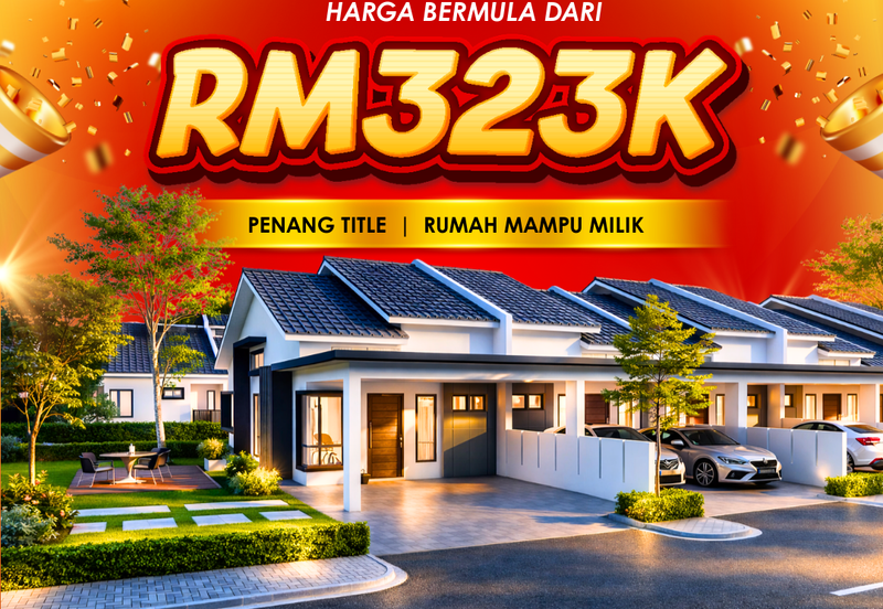 Rumah Teres Setingkat di Tasek Gelugor