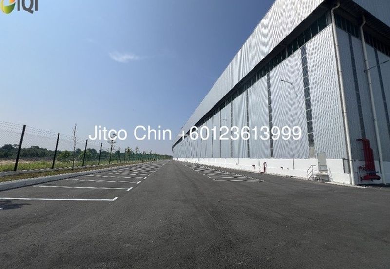 North port 252ksf b,up new warehouse 26m ceiling for rent port klang