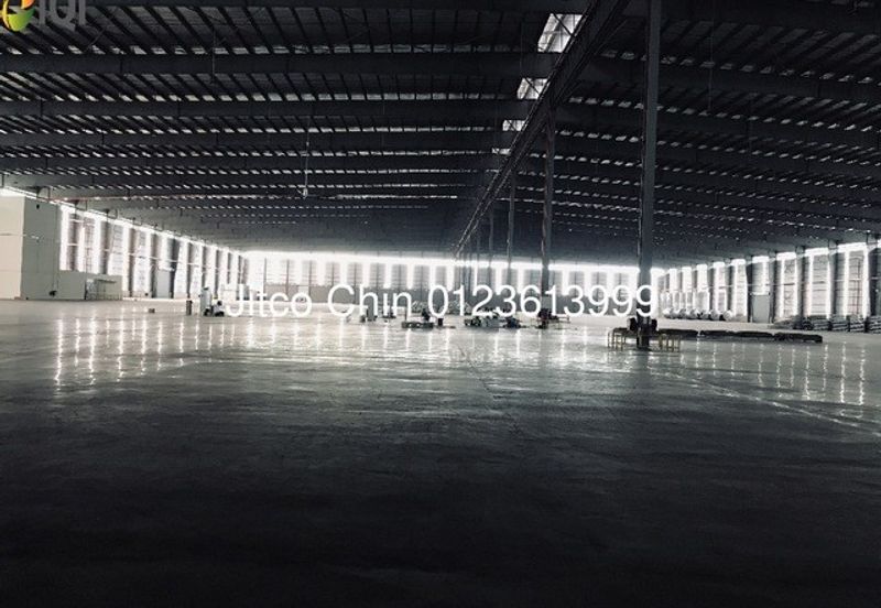 3000amp 5ac 196ksf 15m high Port klang north port warehouse for rent