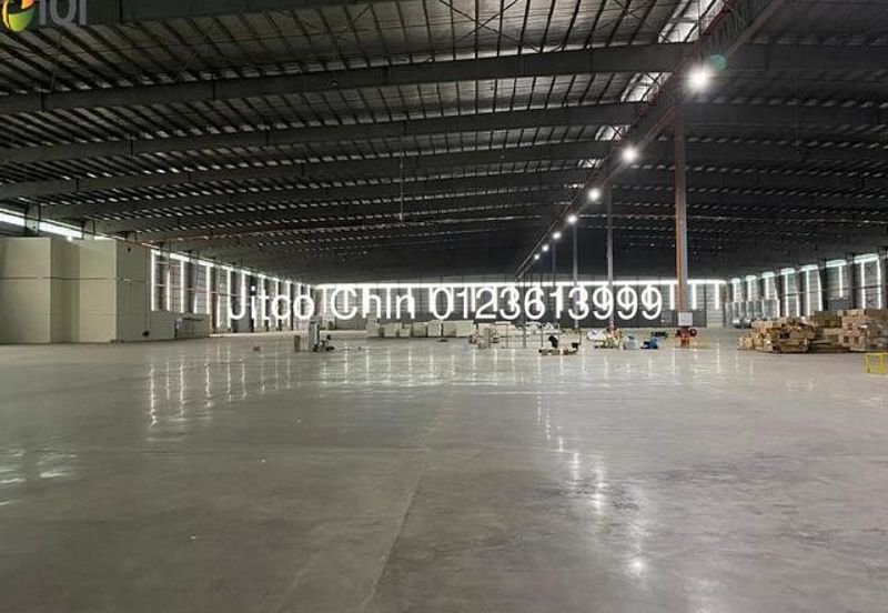 3000amp 5ac 196ksf 15m high Port klang north port warehouse for rent