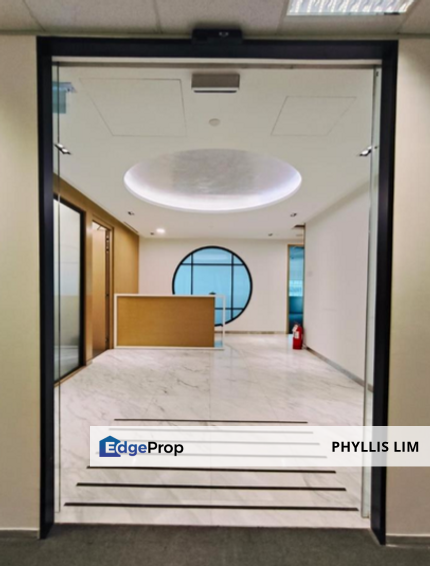 Partially fitted office in Naza Tower with private pantry and water supply, Kuala Lumpur, KLCC